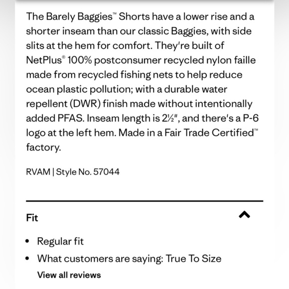 NWT Patagonia women’s Barely Baggies Shorts sz S - Picture 7 of 8